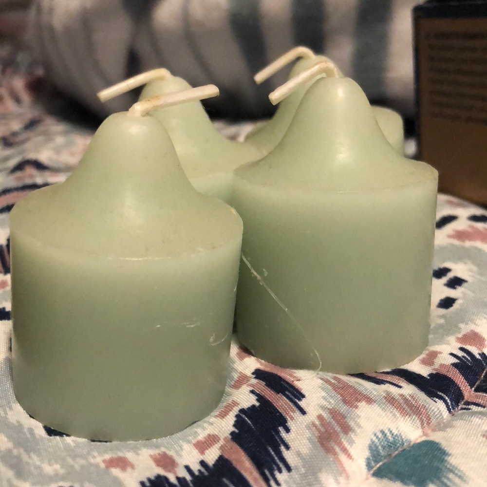 Votives and few tea light candles